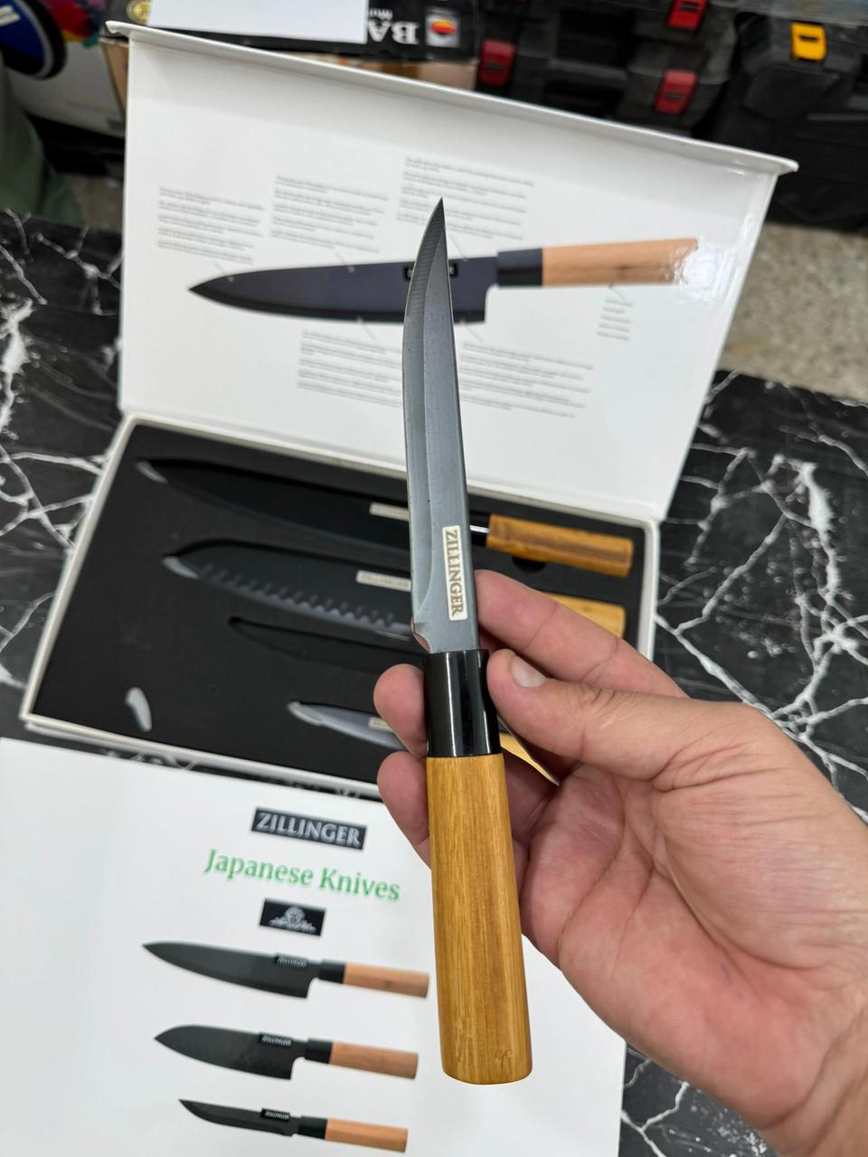 Zillinger Japanese Knife Set - 4 Pcs