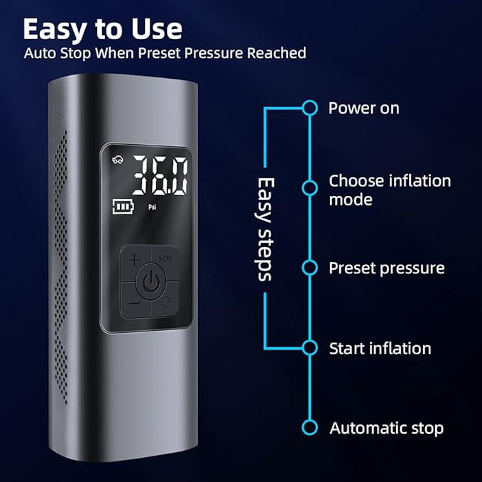 Wireless Air Pump 6000MAH