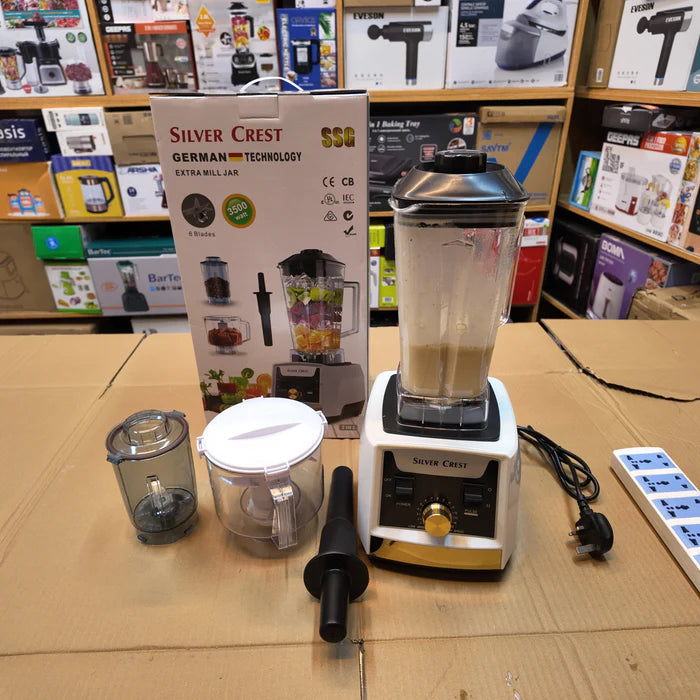 GERMAN SILVER CREST BLENDER 3500 WATT 3 IN 1