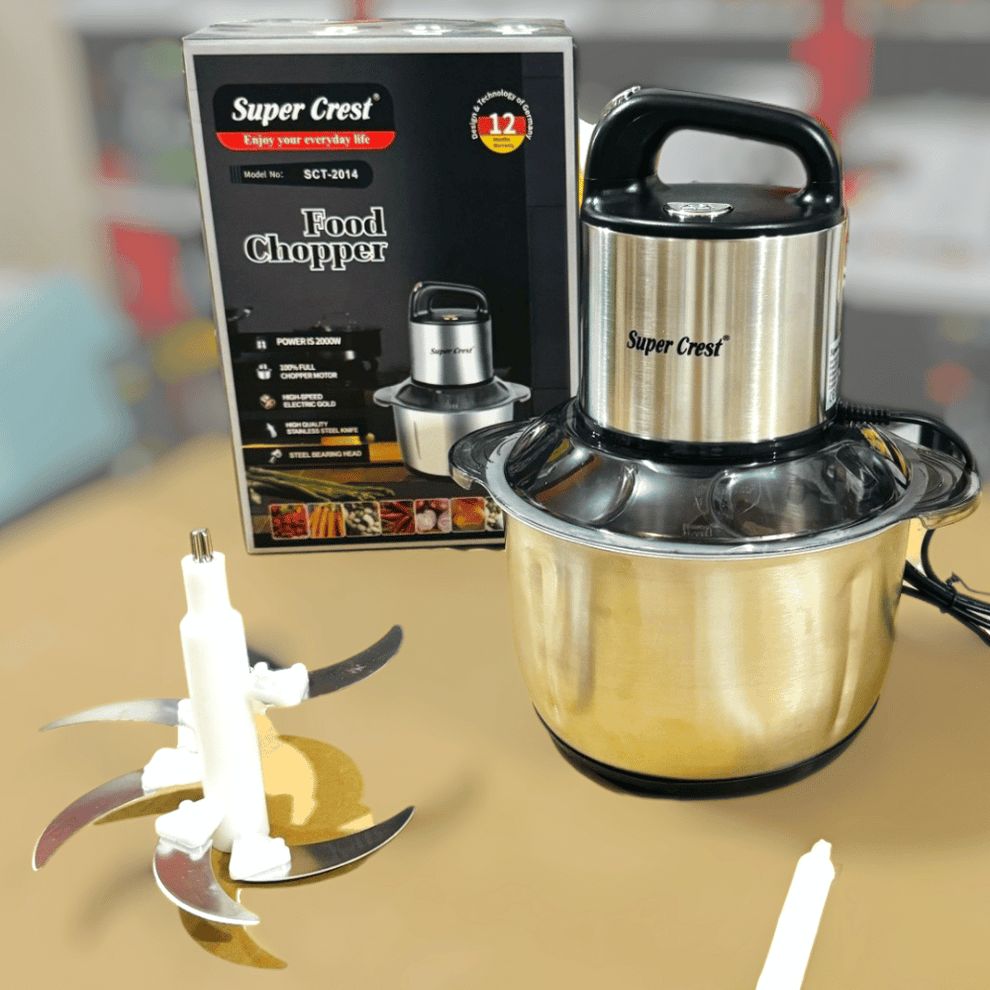 Super Crest Germany 5L Meat Chopper with Extra Blade