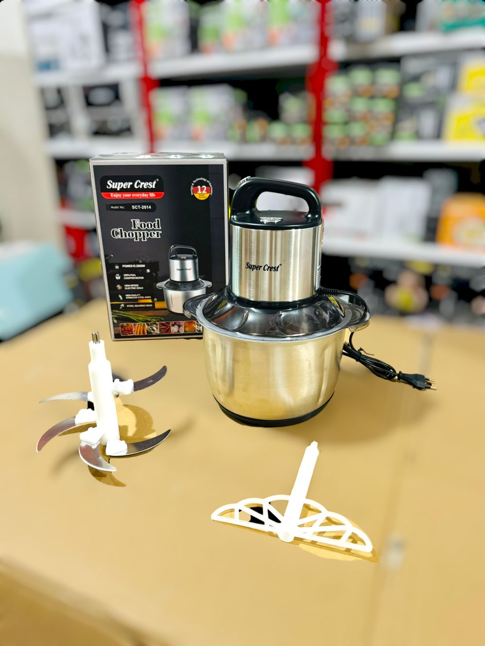 Super Crest Germany 5L Meat Chopper with Extra Blade