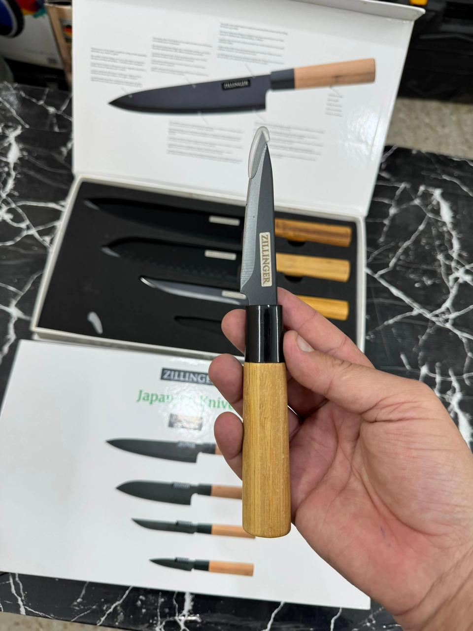 Zillinger Japanese Knife Set - 4 Pcs