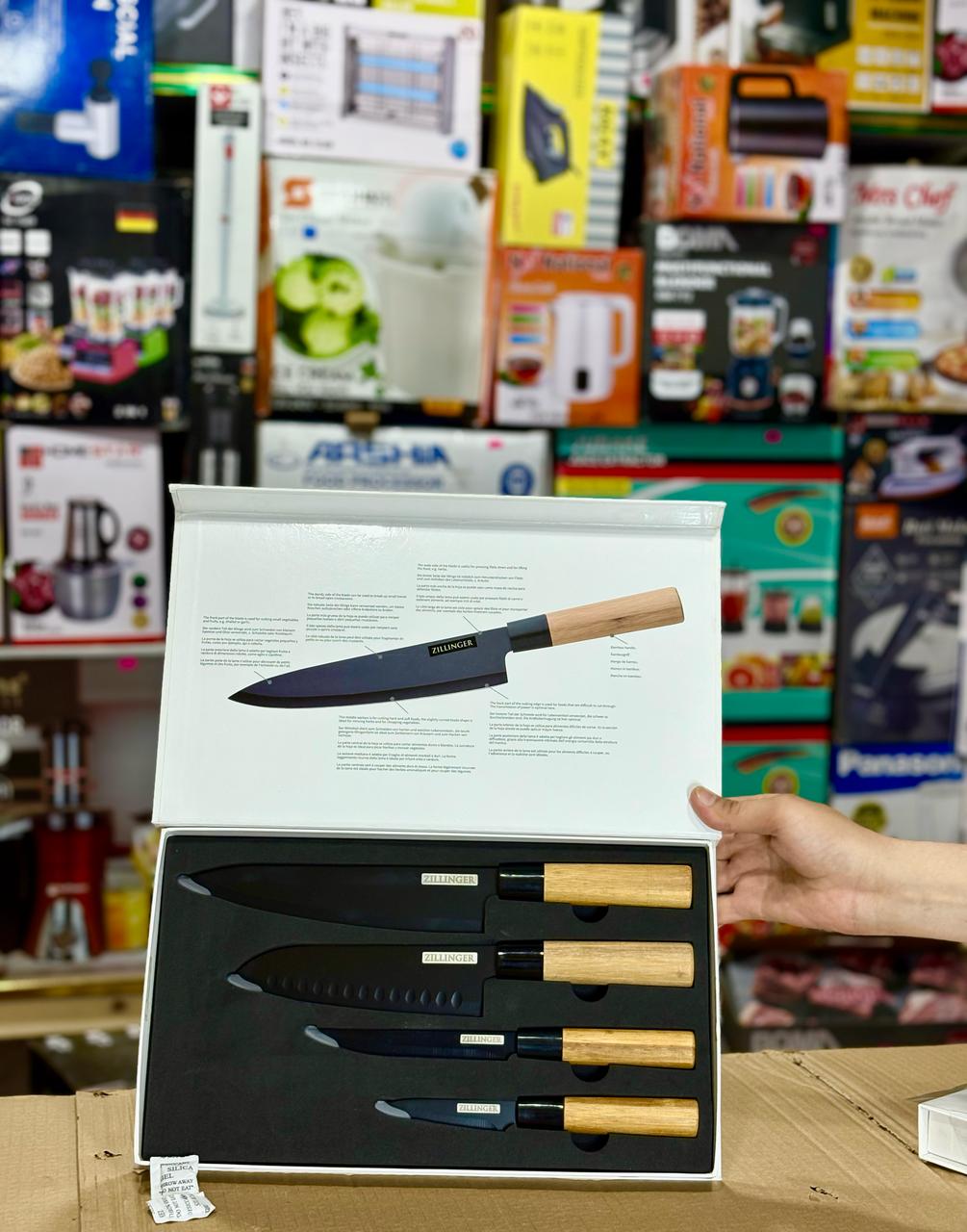 Zillinger Japanese Knife Set - 4 Pcs