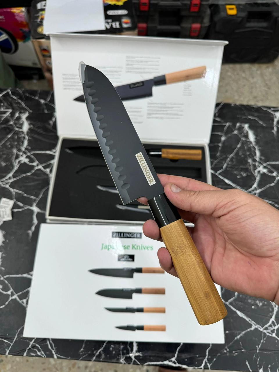 Zillinger Japanese Knife Set - 4 Pcs