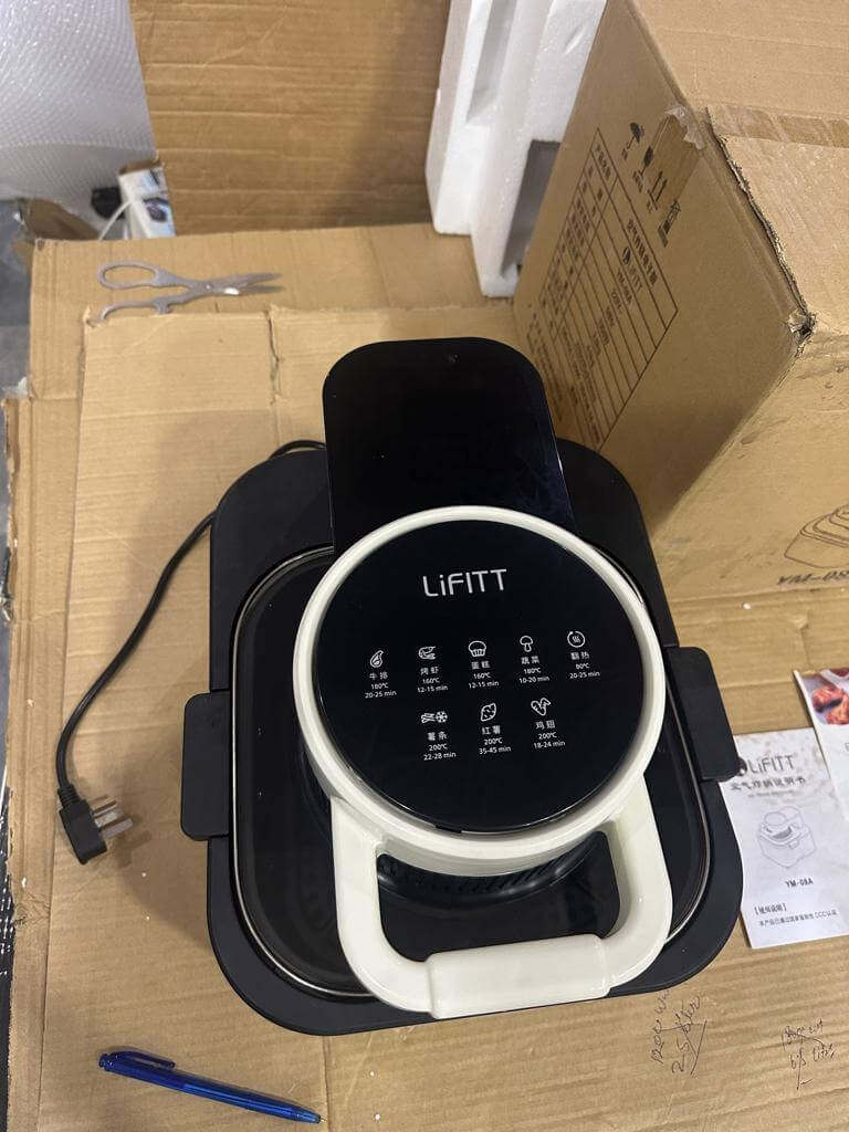 LOT IMPORTED LIFITT AIRFRYER UNIQUE DESIGN