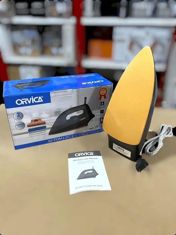 LOT IMPORTED Orvica Non-Stick Dry Iron