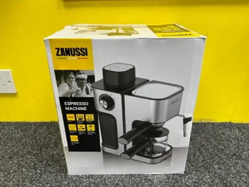 Zanussi 0.24L 4 Cup Cappucino Espresso Coffee Maker Silver