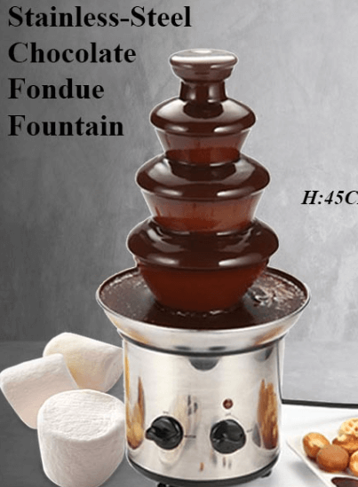 STAIN LESS STEEL CHOCOLATE FONDUE FOUNTAIN