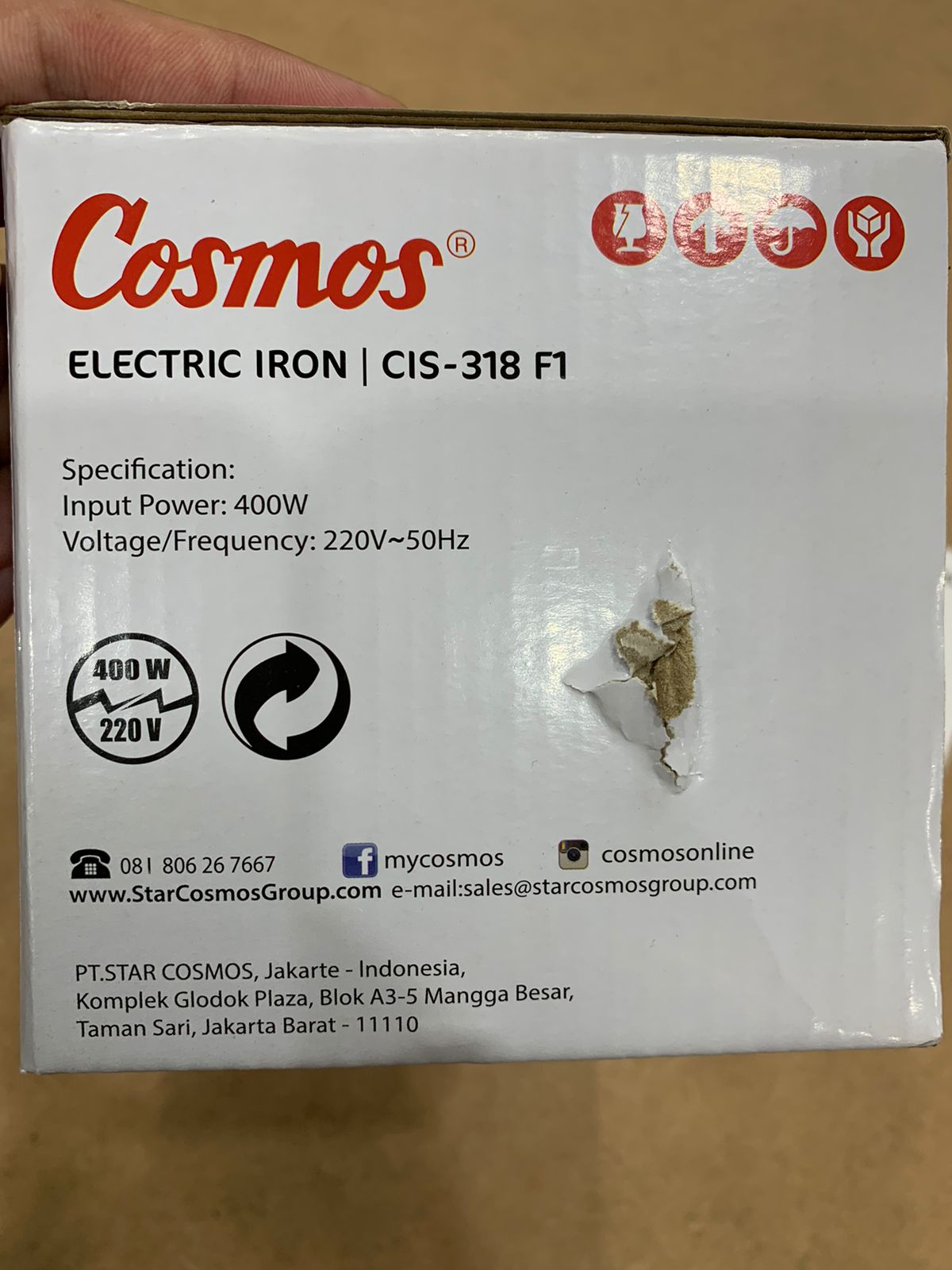 Cosmos iron 400W