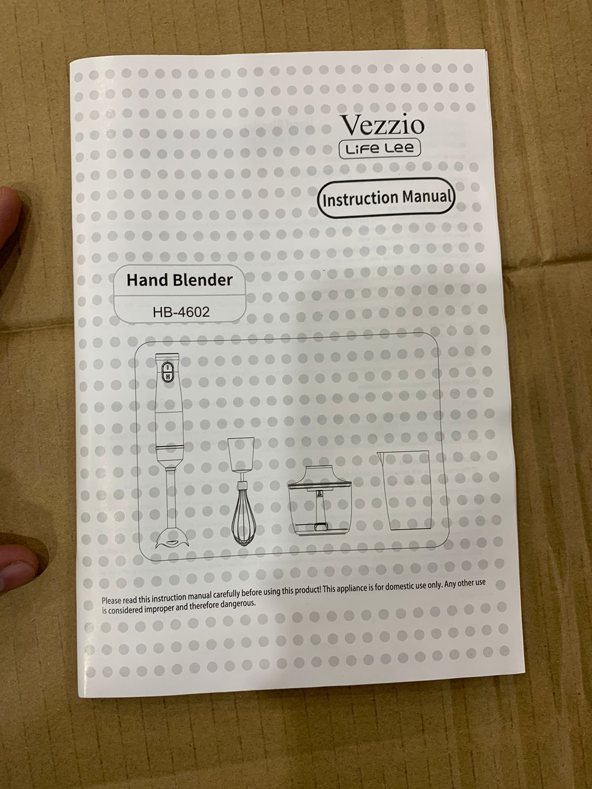 Vezzio 4in1 Handblender set