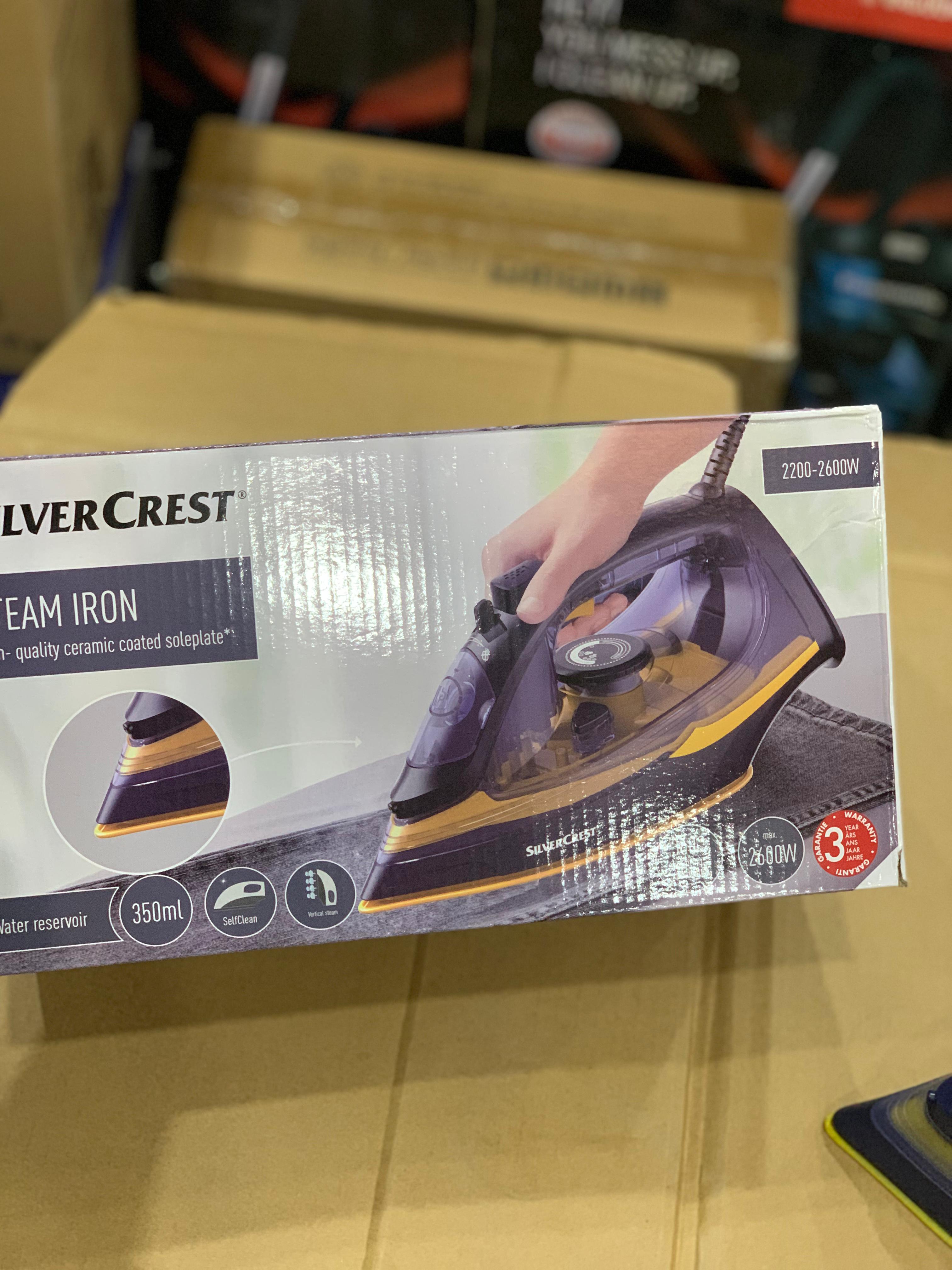 Silver crest steam iron german lott imported